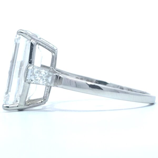 Ring Platinum - 5.90ct. tw. Diamond (Lab-grown) - Diamond - Image 3