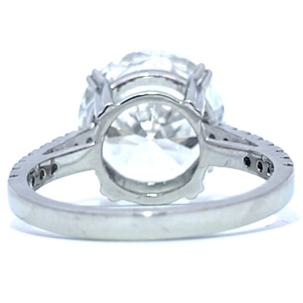 Ring Platinum - 6.29ct. tw. Diamond (Lab-grown) - Diamond - Exceptional Ring - Image 4
