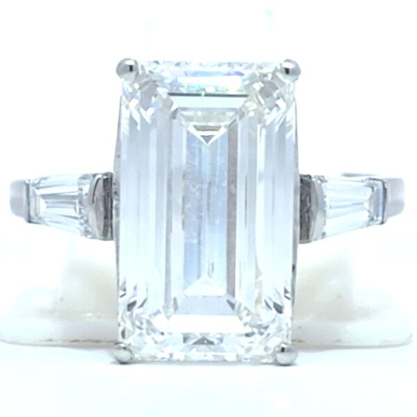 Ring Platinum - 5.90ct. tw. Diamond (Lab-grown) - Diamond