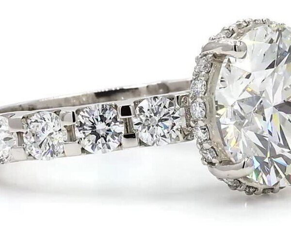 Ring Platinum - 7.56ct. tw. Diamond (Lab-grown) - Diamond - Image 2