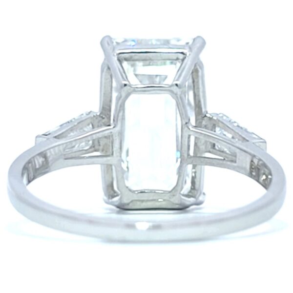Ring Platinum - 5.90ct. tw. Diamond (Lab-grown) - Diamond - Image 4