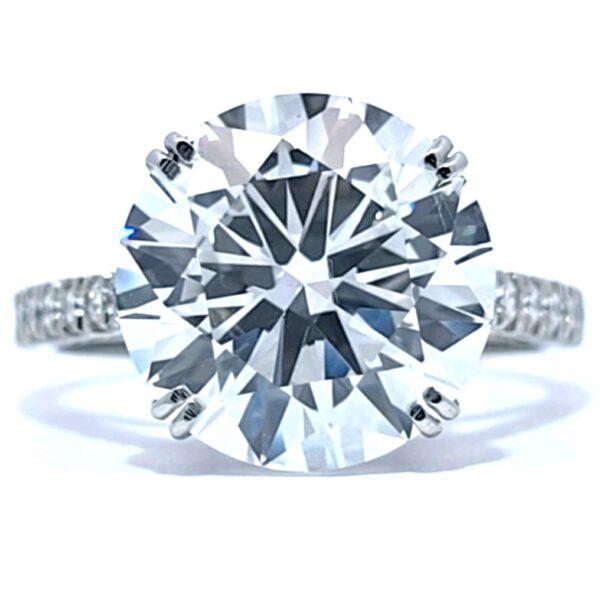 Ring Platinum - 6.29ct. tw. Diamond (Lab-grown) - Diamond - Exceptional Ring