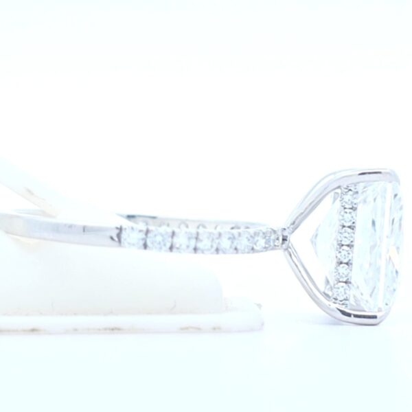 Ring - 18 kt. White gold - 5.46ct. tw. Diamond (Lab-grown) - Diamond - Image 2