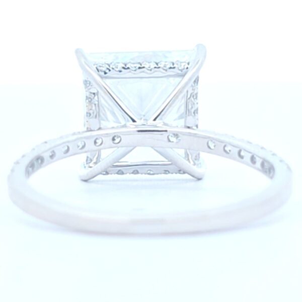 Ring - 18 kt. White gold - 5.46ct. tw. Diamond (Lab-grown) - Diamond - Image 4