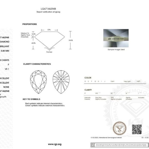 Ring Platinum - 5.33ct. tw. Diamond (Lab-grown) - Diamond - IGI Certified - Image 5